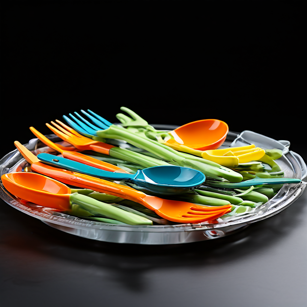 Plastic tableware